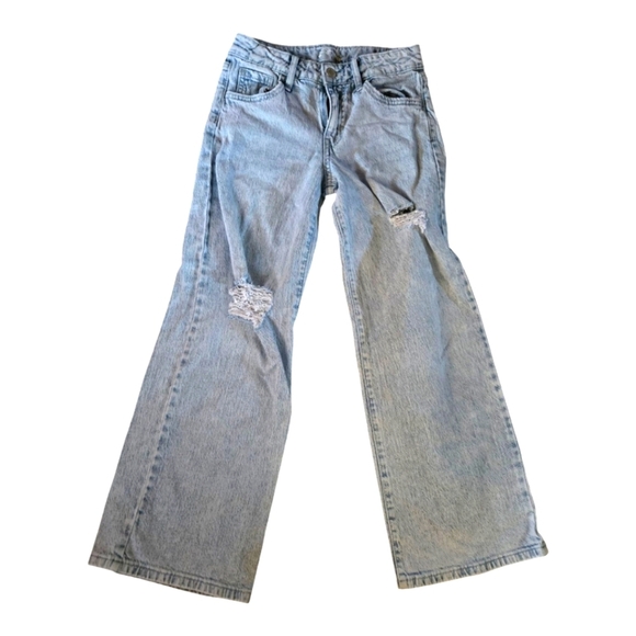 art class Other - Blue Flare Wide Leg Jeans with Vintage Look girls art class size 10